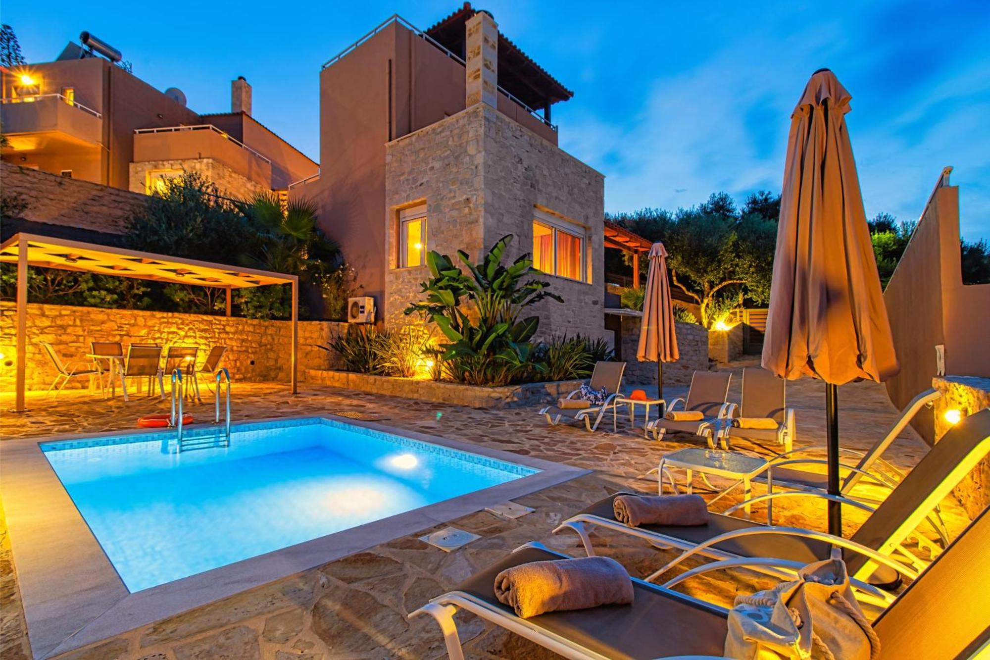 Theo Villas With Sea View Μαραθοκεφάλα Δωμάτιο φωτογραφία